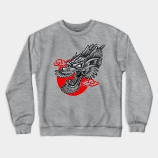 Chinese Dragon Tattoo Art Crewneck Sweatshirt